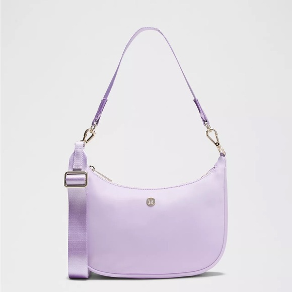 Lululemon City Essentials Small Shoulder Bag 3L- Lavender Frost - Picture 2 of 5